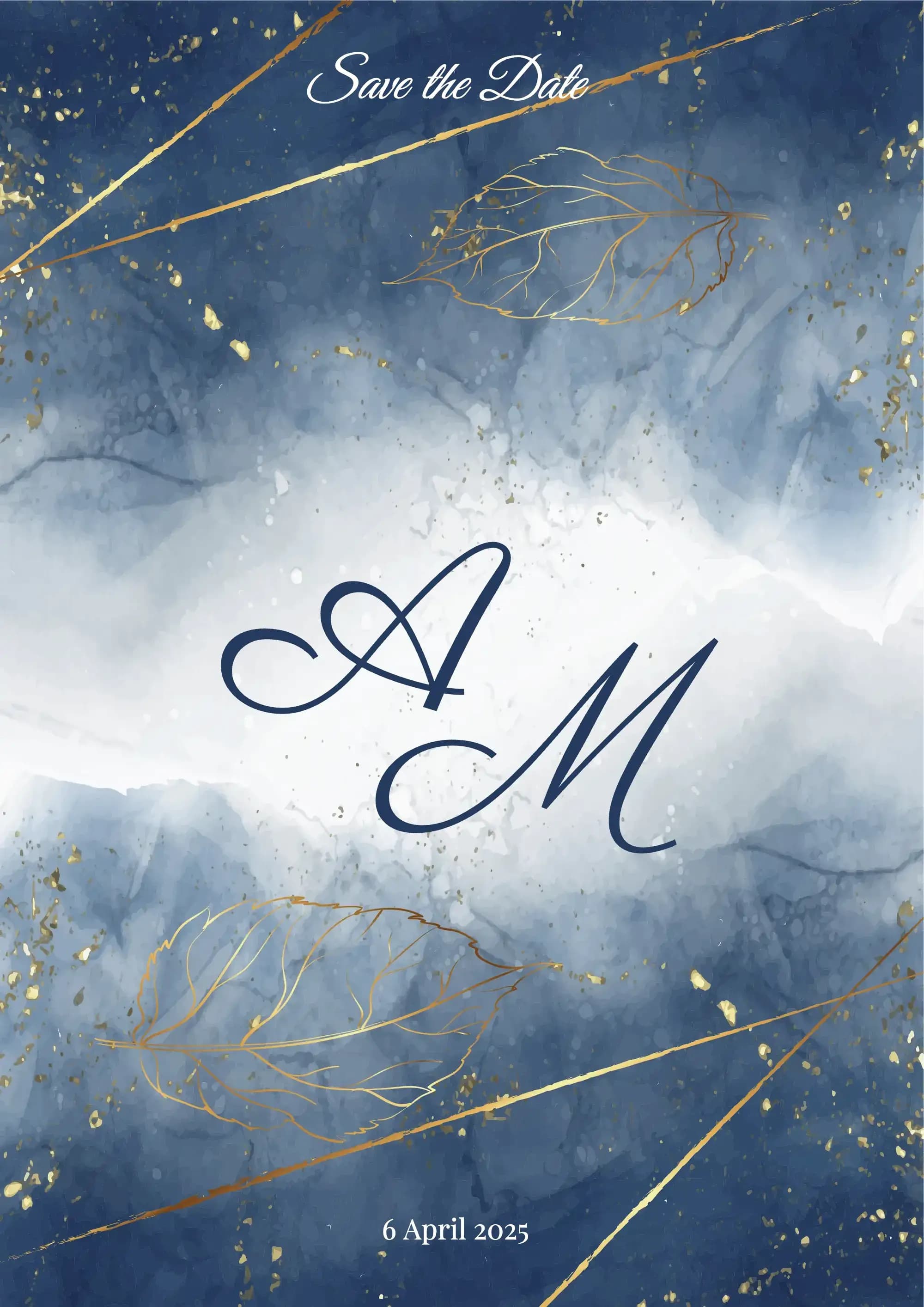 Celestial Splendor digital invitation template