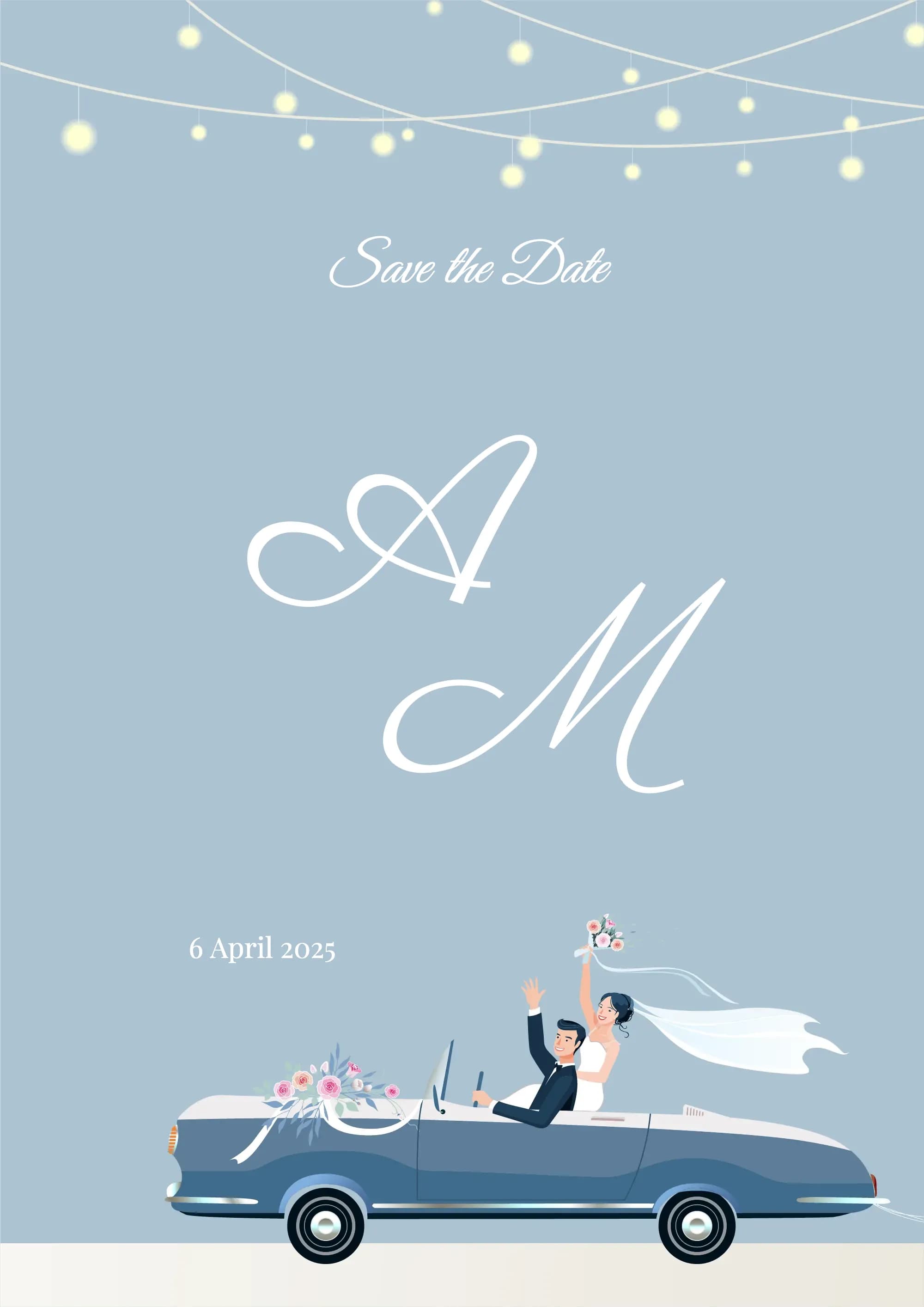 Getaway Gala digital invitation template