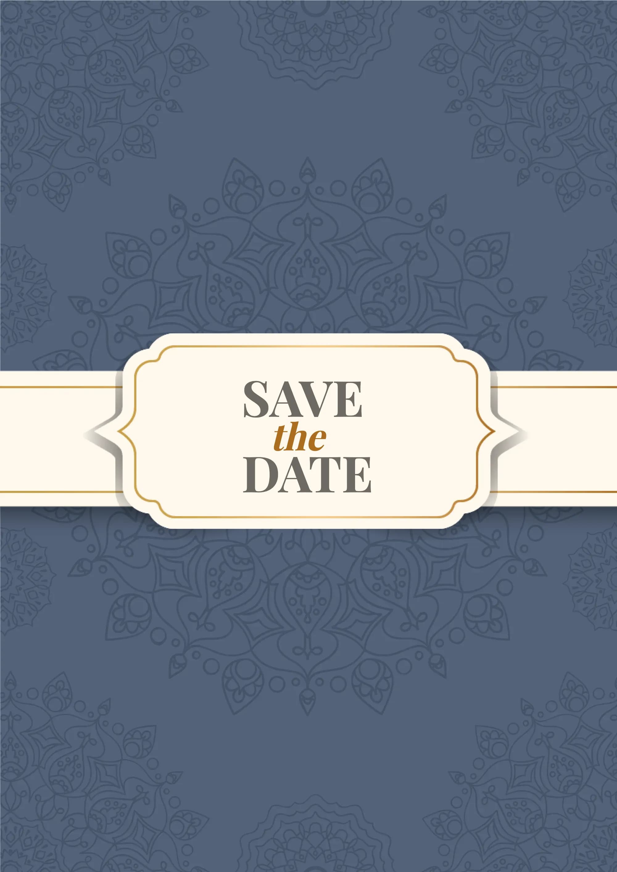 Modern Luxury digital invitation template